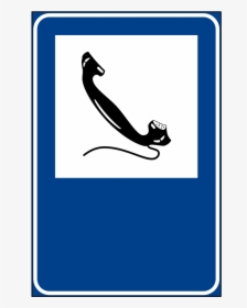 Telephone Traffic Sign, HD Png Download, Transparent PNG