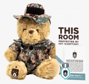 Marine Camouflage Teddy Bear With Sleep System And - Teddy Bear, HD Png Download, Transparent PNG
