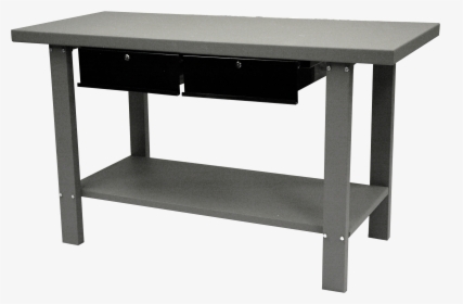 Workbench Transparent Png - Workbench With 2 Drawers, Png Download, Transparent PNG