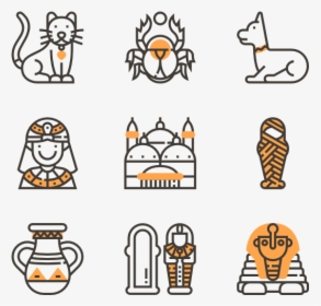 Egyptian Clipart Egyptian Symbol - Png Egypt Icon, Transparent Png, Transparent PNG