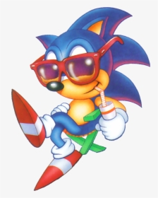 Sonic The Hedgehog Relaxing - Sonic The Hedgehog American, HD Png Download, Transparent PNG