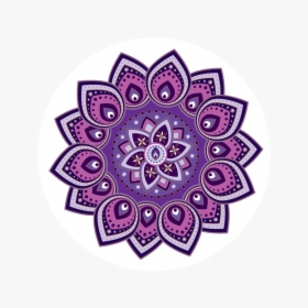 Earbuds Purple Mandala Dekaslides - Diwali Pattern Design, HD Png Download, Transparent PNG