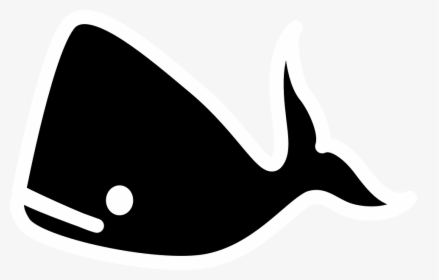 Whale, Fish, Animal, Ocean, Black, Silhouette, Sea - Whale Black Clipart, HD Png Download, Transparent PNG