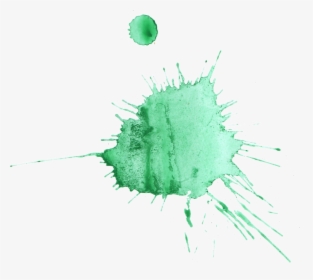 Png Watercolor Green Splash, Transparent Png, Transparent PNG