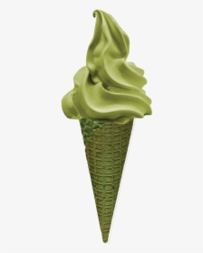 Matcha Ice Cream Cone, HD Png Download, Transparent PNG