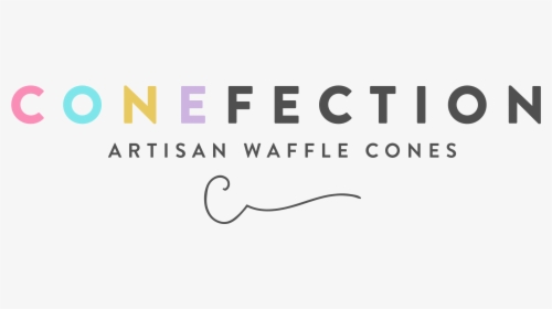 Conefection Artisan Waffle Cone Logo - Calligraphy, HD Png Download, Transparent PNG