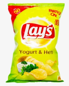 Lays Chips Yogurt & Herb 70 Gm - Lays Chips, HD Png Download, Transparent PNG