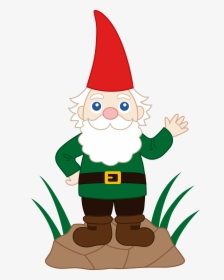 Garden Gnome Drawing Clip Art - Garden Gnome Clip Art, HD Png Download, Transparent PNG