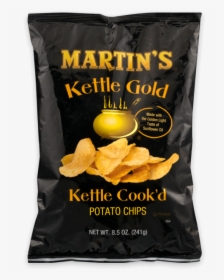 Martin S Kettle Gold Potato Chips Kettle Cook D - Martins Chips Salt And Vinger, HD Png Download, Transparent PNG