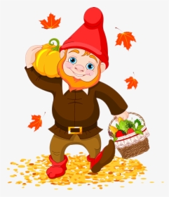Garden Gnome Clip Art - Free Vector Garden Gnome, HD Png Download, Transparent PNG