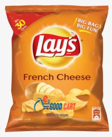 Potato-chip - Lays Cheese Chips, HD Png Download, Transparent PNG