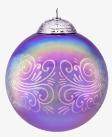 Purple Christmas Ball Png Clipart - Christmas Ornament Glass, Transparent Png, Transparent PNG