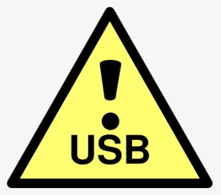 Usb Caution, HD Png Download, Transparent PNG