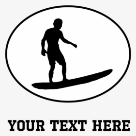 Transparent Surfer Silhouette Png - Textverständnis, Png Download, Transparent PNG