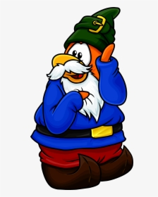 Club Penguin Rewritten Wiki - Gnome Penguin, HD Png Download, Transparent PNG
