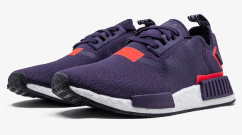 Adidas Nmd_r1 Purple And Shocking Red, HD Png Download, Transparent PNG