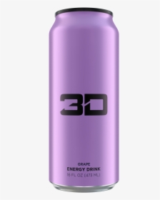 3d Energy Drink Purple, HD Png Download, Transparent PNG