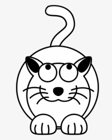 Kitty Cat 2 Clip Arts - Black Nose Dog Cartoon, HD Png Download, Transparent PNG