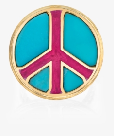 Turquoise Peace Sign Ring - Peace Symbols, HD Png Download, Transparent PNG