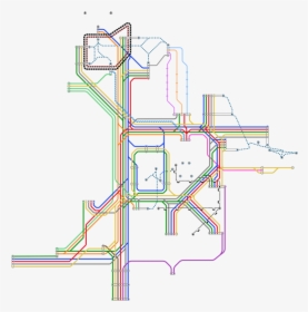 Monorail Disney Transportation Maps, HD Png Download, Transparent PNG