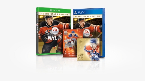 Connor Mcdavid On Nhl 18 Cover, HD Png Download, Transparent PNG