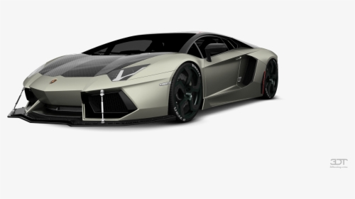 Coupe 2012 3d Tuning Green Lamborghini Aventador, HD Png Download, Transparent PNG