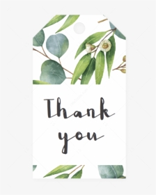 Editable Green Favor Tags With Watercolor Leaves By - Tea Plant, HD Png Download, Transparent PNG