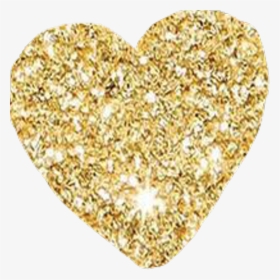 Sparkle Clipart Gold Glitter - Clipart Gold Glitter Heart, HD Png Download, Transparent PNG