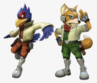 Alternative Costumes In Project M - Falco And Fox Png, Transparent Png, Transparent PNG