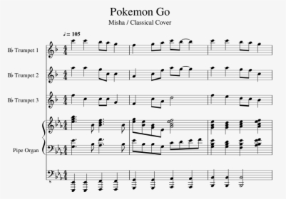 Play Pokemon Go Sheet Music, HD Png Download, Transparent PNG