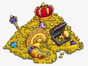 Treasure Clipart Pile Treasure - Illustration, HD Png Download, Transparent PNG