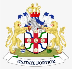 Unitate Fortior Family Crest Tattoos Design - County Coat Of Arms, HD Png Download, Transparent PNG