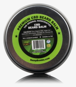 A Back View Of Cbd Beard Balm, A Grooming Product For - Eye Shadow, HD Png Download, Transparent PNG