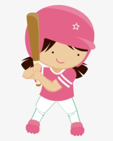 Minus Say Hello Stamped - Girl Baseball Clipart, HD Png Download, Transparent PNG