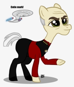 Glamourkat, Jean-luc Picard, Ponified, Safe - Discord My Little Pony, HD Png Download, Transparent PNG