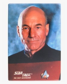 Jean Luc Picard Star Trek Entertainment Button Museum - Star Trek The Next Generation, HD Png Download, Transparent PNG