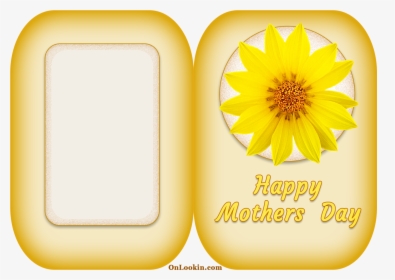 Happy Mothers Day Sun Flower - Sunflower, HD Png Download, Transparent PNG