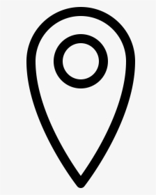 Marker Vector Gps Logo Maps Hitam Putih Png Transparent Png