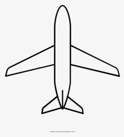 Avião Desenho Png Branco, Transparent Png, Transparent PNG
