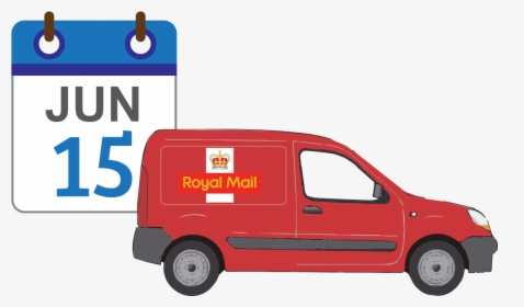 Transparent Delivery Van Clipart Png - Royal Mail Van Transparent, Png Download, Transparent PNG
