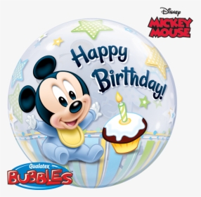 Transparent Mickey Mouse Birthday Png - Happy 1st Birthday Boy Mickey Mouse, Png Download, Transparent PNG