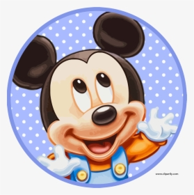 Pale Blue Mickey Clipart Png - 1st Birthday Mickey Mouse Blue, Transparent Png, Transparent PNG