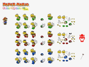 Mario Paper Koopa Fly, HD Png Download, Transparent PNG
