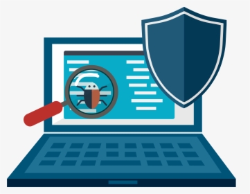 Web Security Clipart Laptop Security - Computer Virus Png, Transparent Png, Transparent PNG