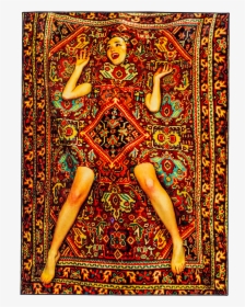 Rectangular Rug Lady On Carpet-0 - Lady On Carpet Seletti, HD Png Download, Transparent PNG
