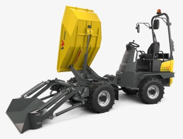 Wheel Dumper Dw20 With Self-loading Device - Bulldozer, HD Png Download, Transparent PNG