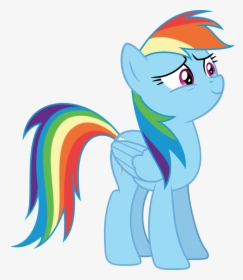 Rainbow Dash Vector - Mlp Standing At Attention Base, HD Png Download, Transparent PNG
