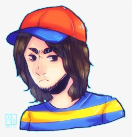 Lbs De 20 Earthbound Yellow Cartoon Fashion Accessory - Vinesauce Joel Earthbound Art, HD Png Download, Transparent PNG