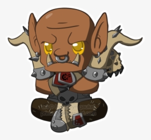 Wow Chibi Orc, HD Png Download, Transparent PNG