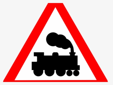 Unmanned Railway Crossing Sign, HD Png Download, Transparent PNG